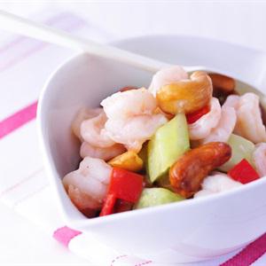 Cách làm tôm xào hạt điều