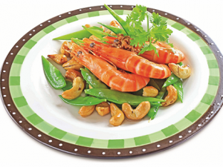 Tôm xào hạt điều