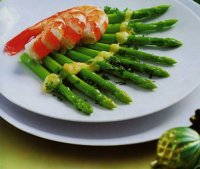 Tôm xào măng tây