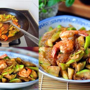 Cách làm tôm xào mướp