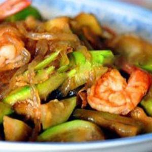 Cách làm tôm xào mướp