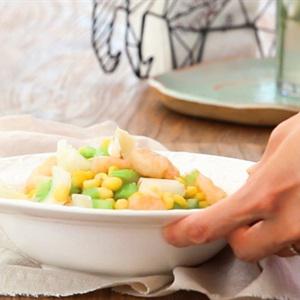 Cách làm tôm xào thập cẩm