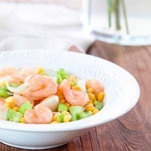 Cách làm tôm xào thập cẩm