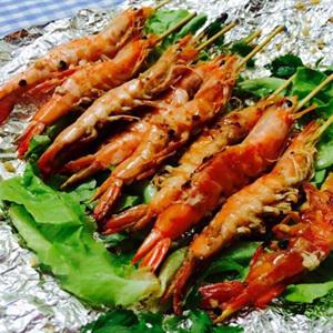 Cách làm tôm xiên nướng bơ tỏi