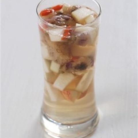 Cách làm trà đào tươi ướp hoa hồng