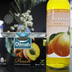 Cách làm trà sữa đào