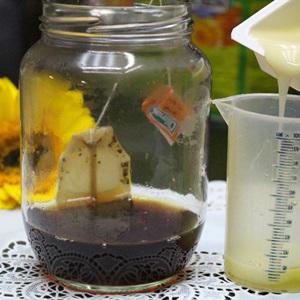 Cách làm trà sữa đào