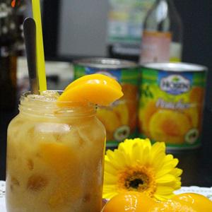 Cách làm trà sữa đào