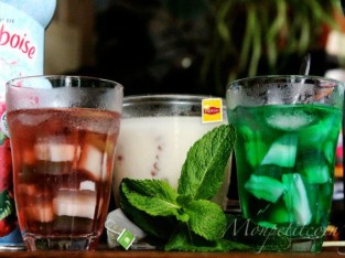 Trà sữa, sirô thạch rau câu