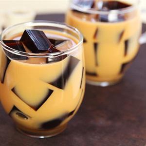 Cách làm trà sữa thạch rau câu mát lạnh