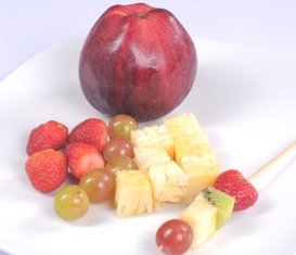 Trái cây nướng sốt mật ong