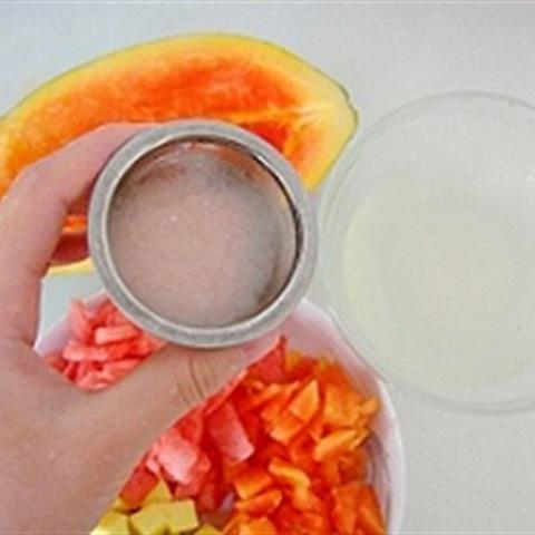 Cách làm trái cây thập cẩm trân châu