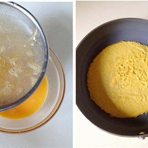 Cách làm trứng bọc gà nấm