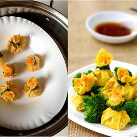 Cách làm trứng bọc gà nấm