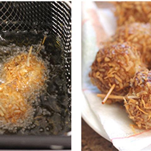 Cách làm trứng bọc thịt chiên giòn