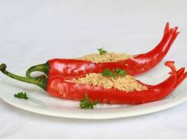 Trứng cá thu nhồi ớt sừng