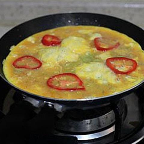 Cách làm trứng chiên bí ngòi