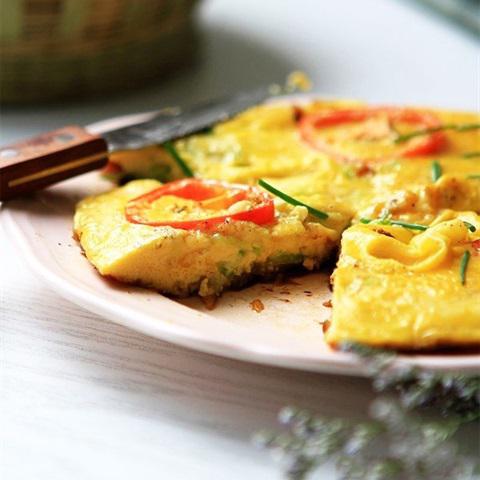 Cách làm trứng chiên bí ngòi