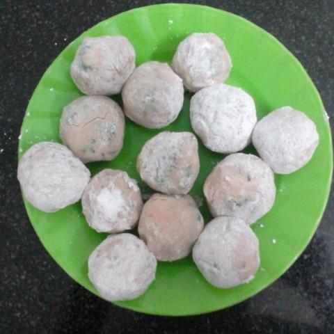 Cách làm trứng chiên cốm dẹp