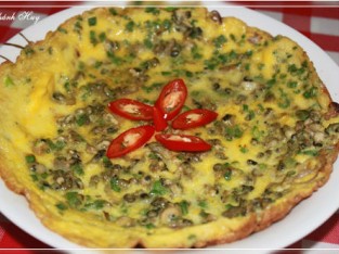 Trứng chiên hàu sữa