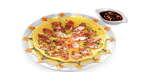 Trứng chiên lạp xưởng