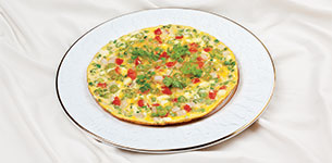 Trứng chiên rau củ xốt mayonnaise