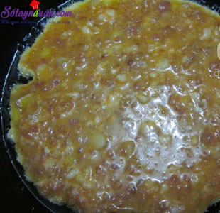 Trứng chiên thịt-món ăn bổ dưỡng cho các bé