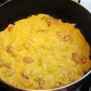 Cách làm trứng chiên tôm hành