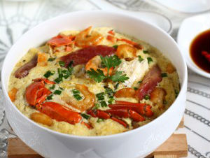 Trứng chưng thịt cua