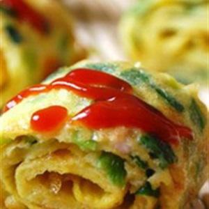 Cách làm trứng cuộn hành lá