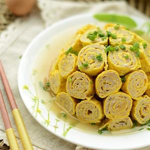 Cách làm trứng cuộn hấp nấm