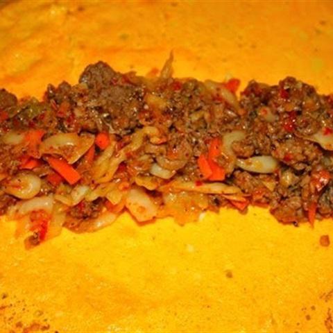 Cách làm trứng cuộn kim chi