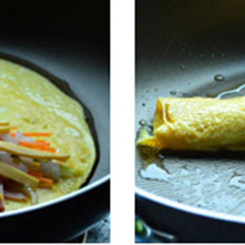 Cách làm trứng cuộn phô mai