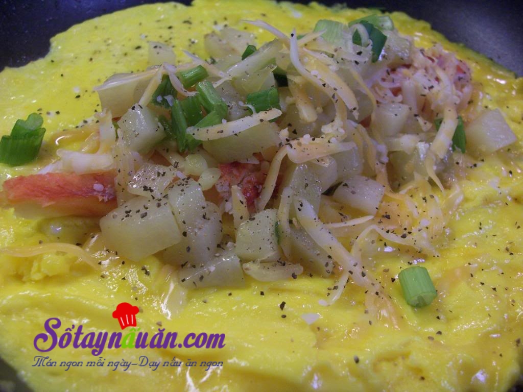 Trứng cuộn thịt cua vừa lạ vừa ngon