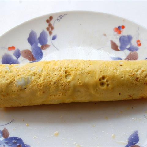 Cách làm trứng cuộn tôm hấp
