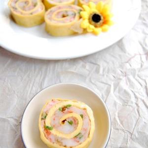 Cách làm trứng cuộn tôm hấp