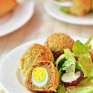 Cách làm trứng cút bọc thịt bằm