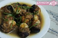 Trứng cút bọc thịt nấm