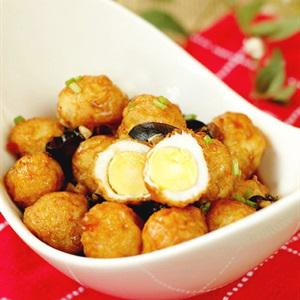 Cách làm trứng cút chiên sốt nấm mèo