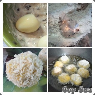 Trứng cút chiên xù