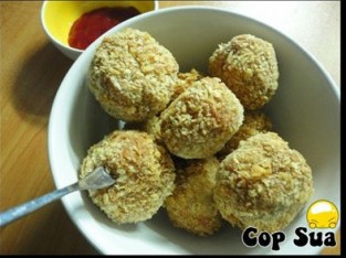 Trứng cút chiên xù