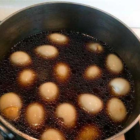 Cách làm trứng cút hun khói