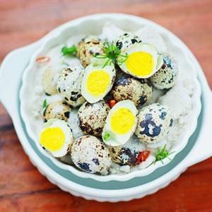 Cách làm trứng cút rang muối