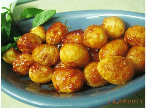 Trứng cút sốt chua ngọt