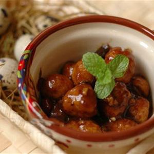 Cách làm trứng cút sốt me