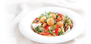 Trứng cút xào chua ngọt