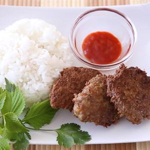 Cách làm trứng đúc thịt chiên giòn