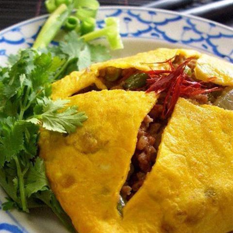 Cách làm trứng gói thịt băm