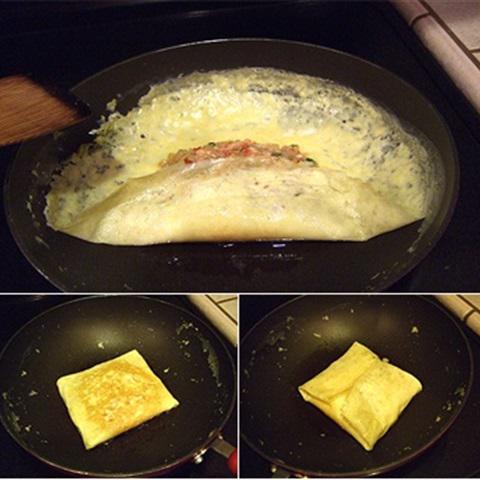 Cách làm trứng gói thịt cua