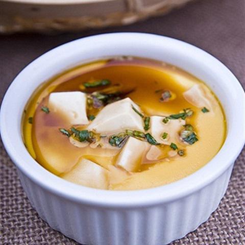 Cách làm trứng hấp đậu hũ